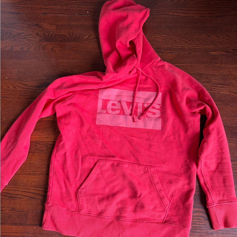 Levi'sWomen’s Red Hoodie Sweater